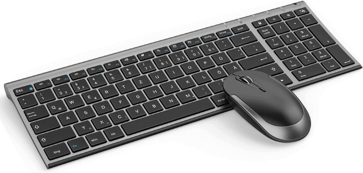 Wireless keyboard and mouse Seenda 2,4 GHz German chip
