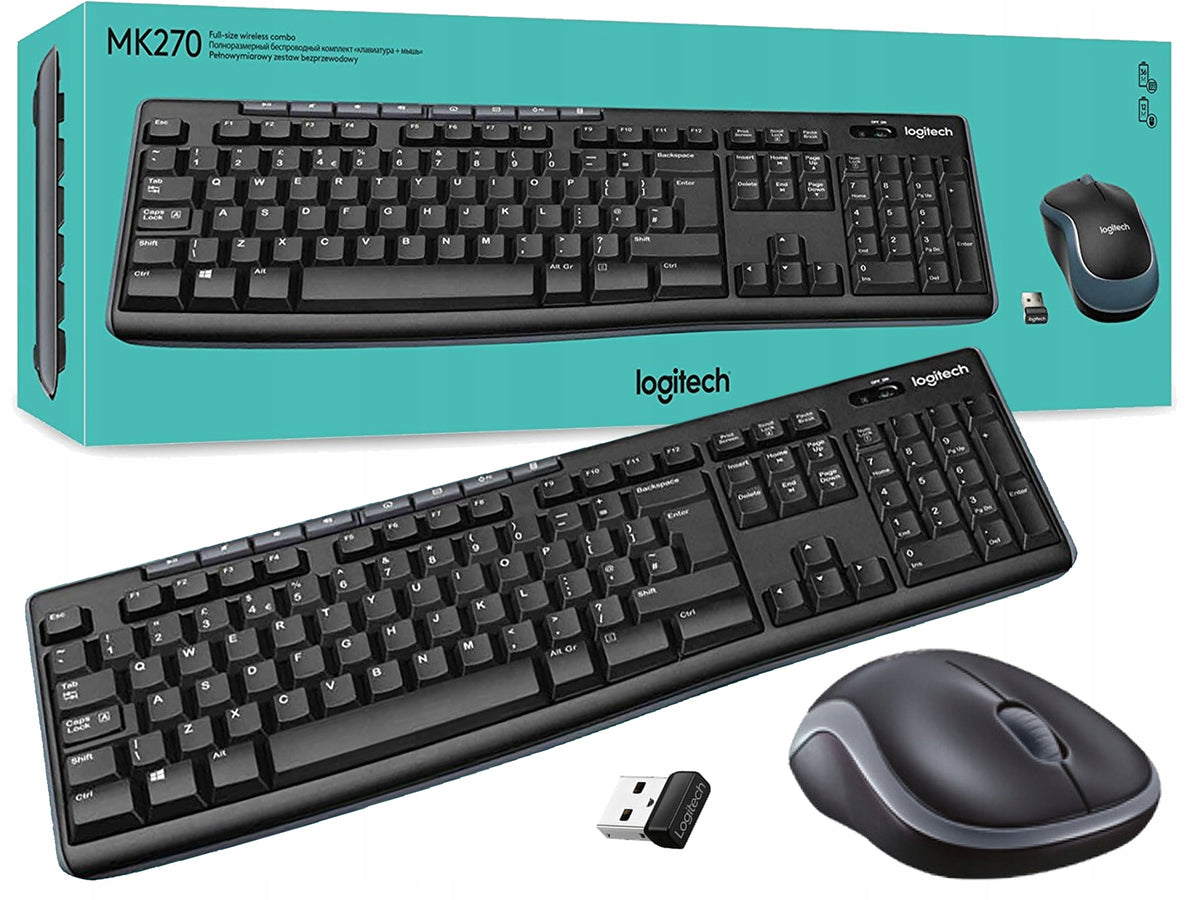 Wireless keyboard and mouse set Logitech MK270 920-004509