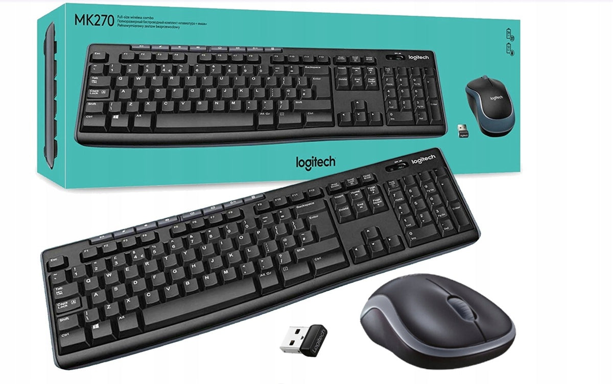 Wireless keyboard + mouse set Logitech MK270