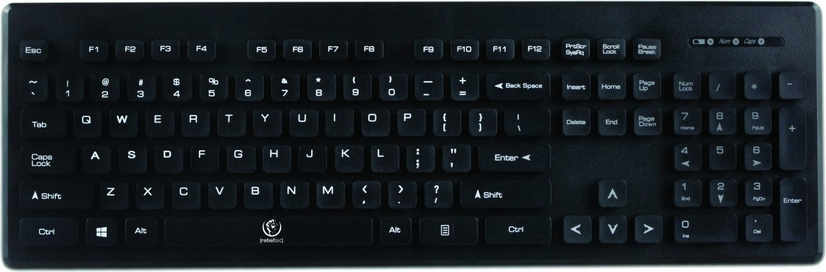 Wireless keyboard + mouse set Rebeltec MILLENNIUM black Manufacturer Rebeltec