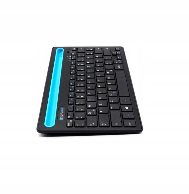 Wireless keyboard with smartphone holder with QWERTZ chip Manufacturer code 9570