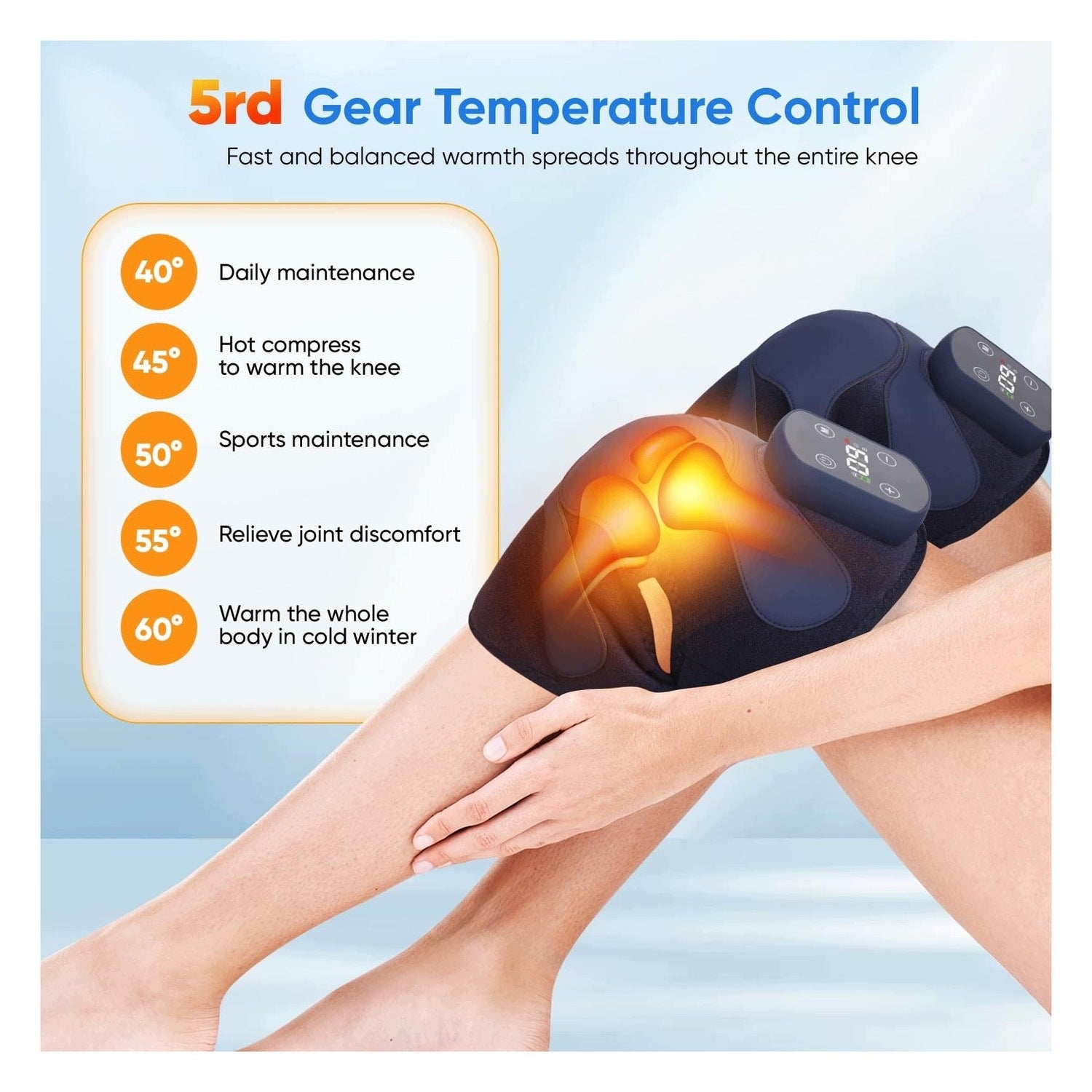 Wireless knee massager with heating function Brand no brand