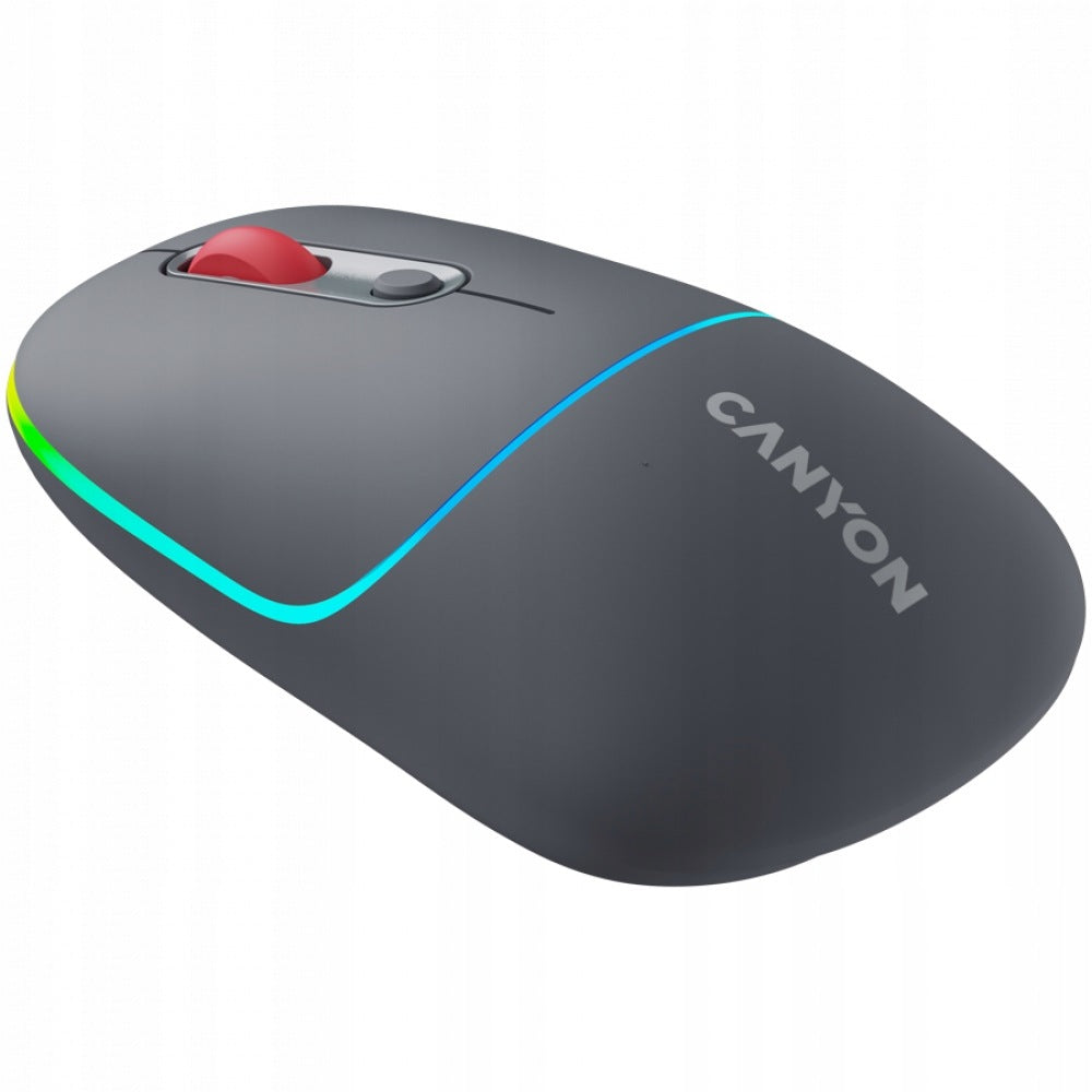Wireless mouse 2in1 RGB Canyon MW-22 grey Packaging status original