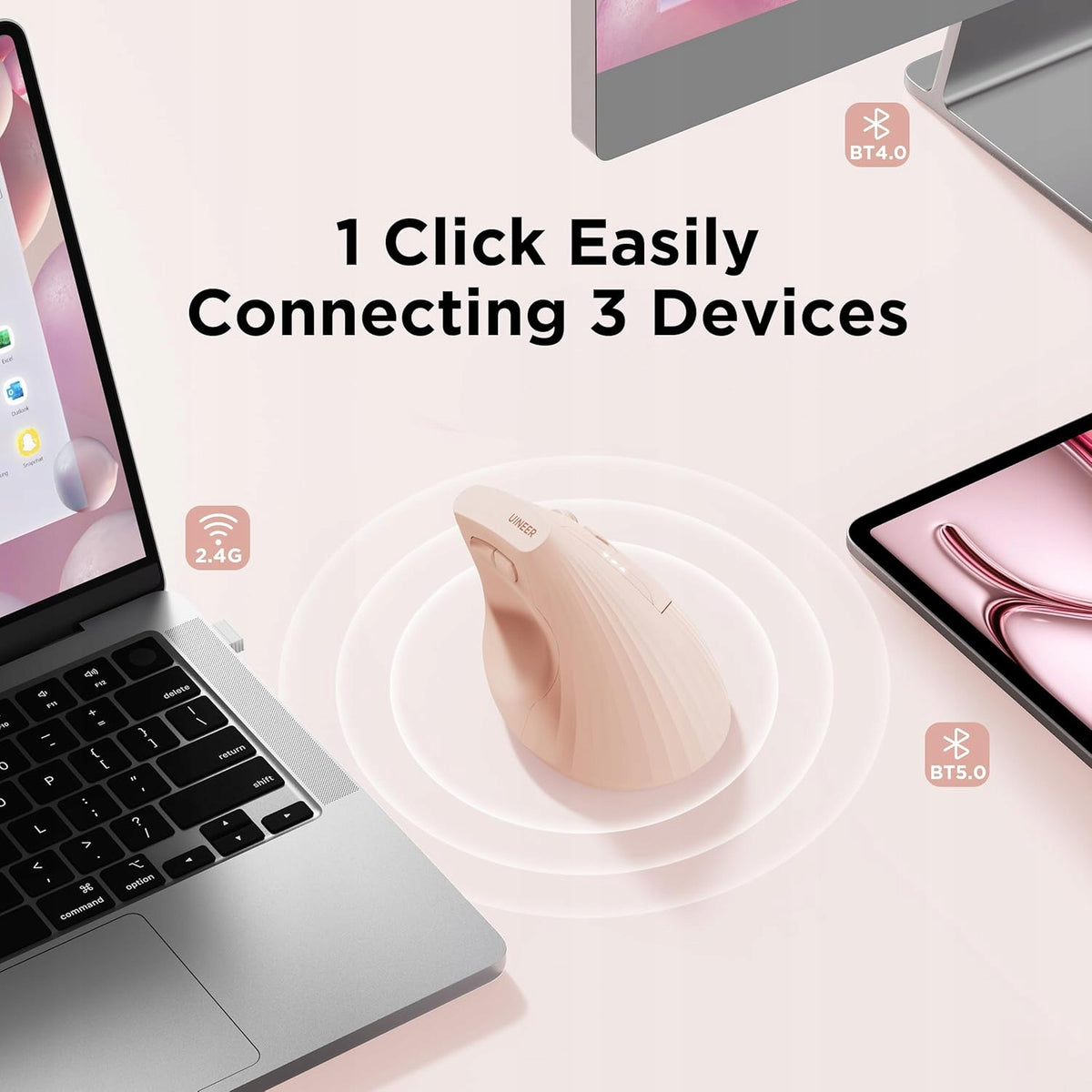 Wireless mouse A06P optical sensor Manufacturer code UINEER