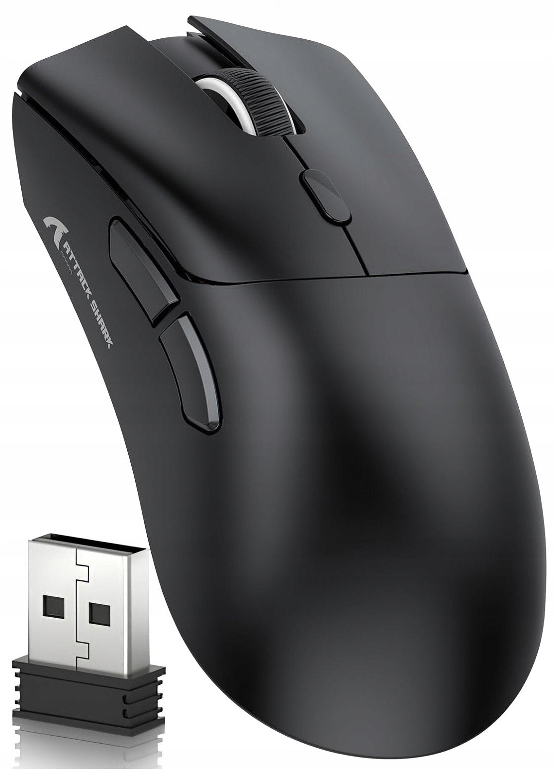 Wireless mouse ATTACK SHARK R1 black light 59g BT 2.4GHz USB 1000Hz Packaging status original