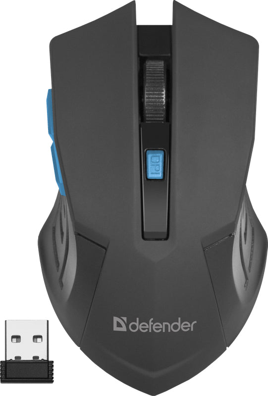 Wireless mouse Defender ACCURA MM-275 optical 6P black-blue Packaging status original