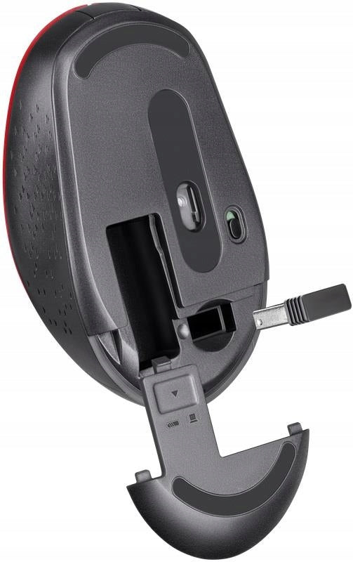 Wireless mouse Defender AURIS MB-027 silent 1600 DPI red Packaging status original