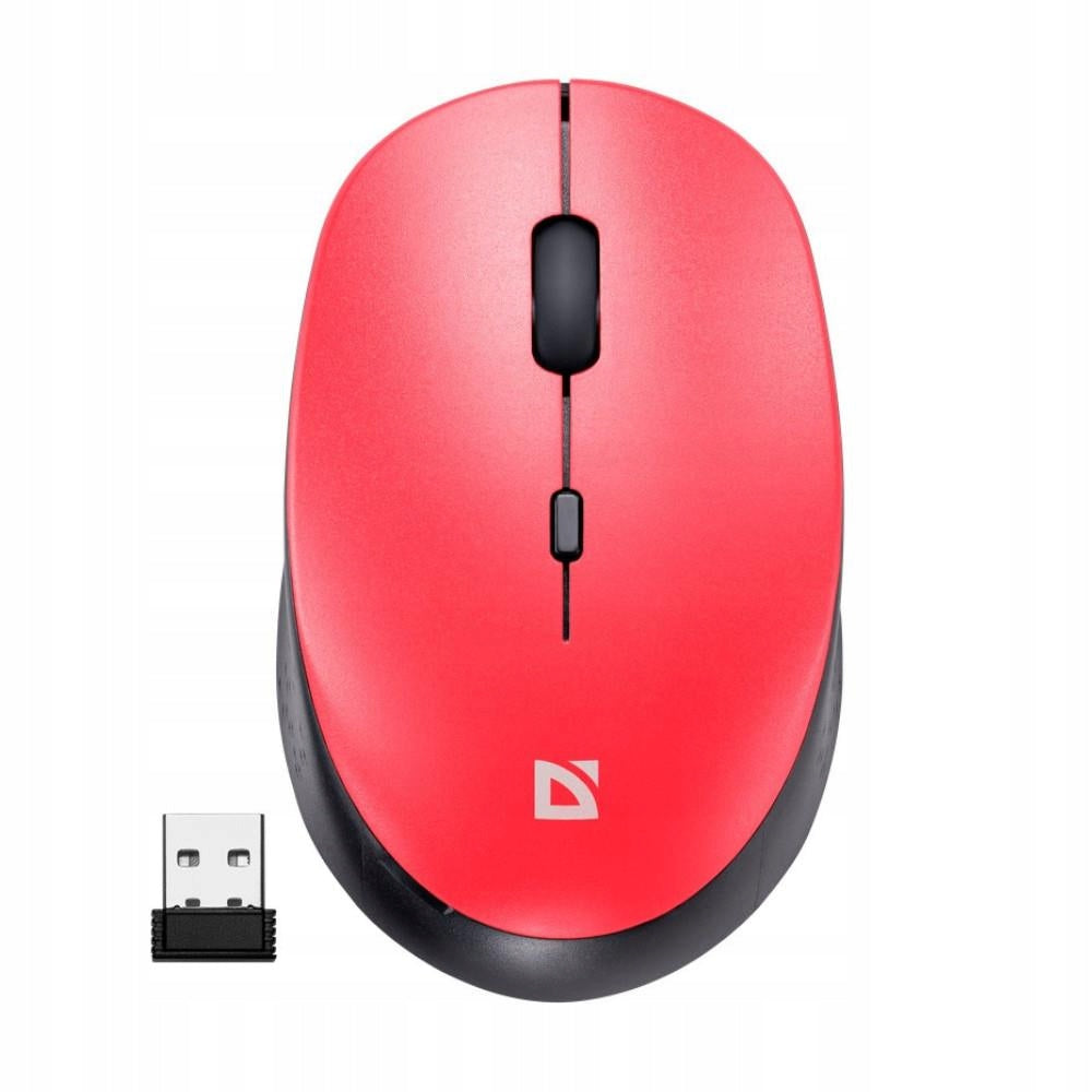 Wireless mouse Defender AURIS MB-027 silent 1600 DPI red