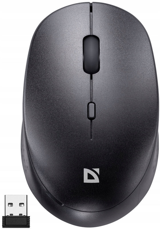 Wireless mouse Defender NEXUS MS-195 1600dpi optical clickless black