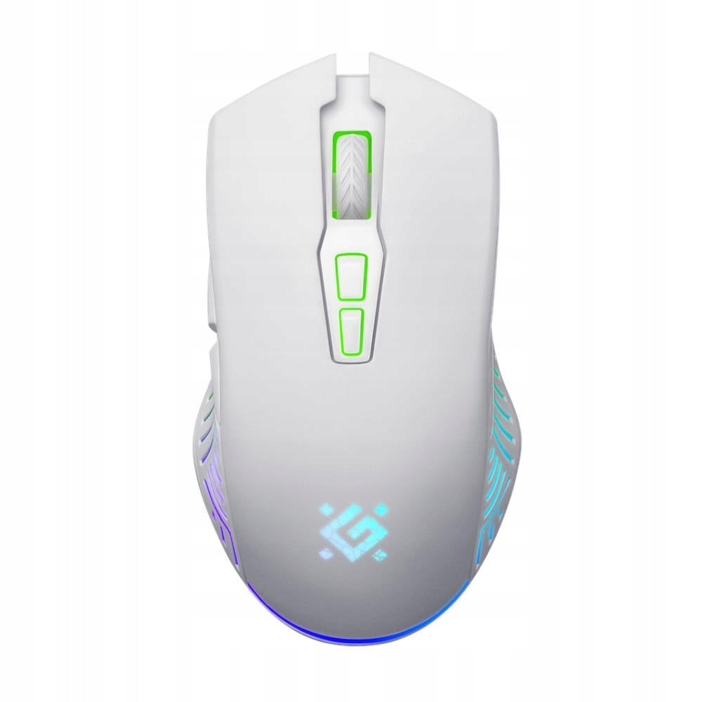 Wireless mouse Defender PANDORA GM-502 optical 3200dpi white RGB AKUMU