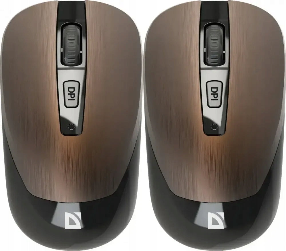 Wireless mouse Defender Wave MM-995 RF optical brown x2