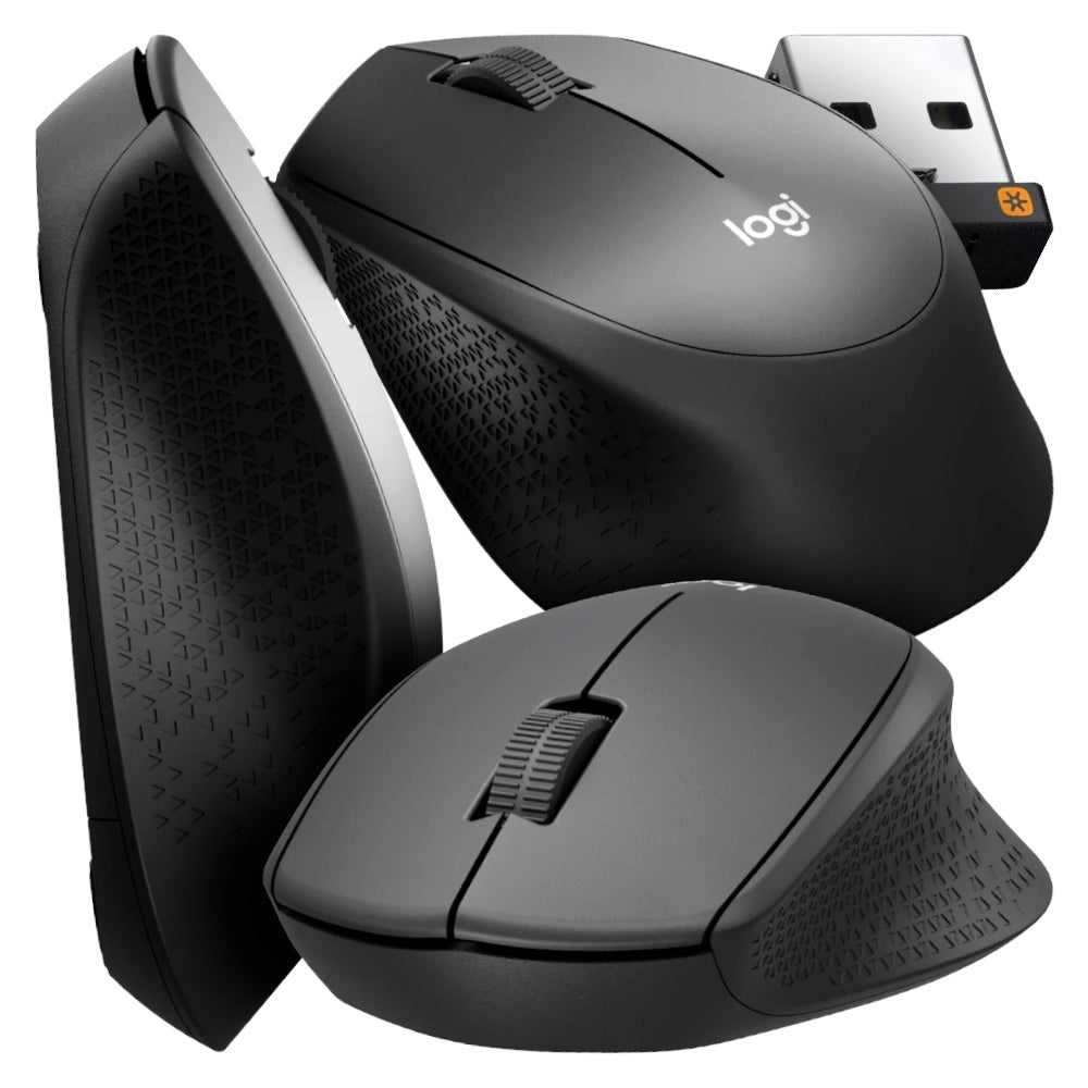 Wireless mouse Logitech M280 black, optical sensor, 1000DPI, USB 2.4G