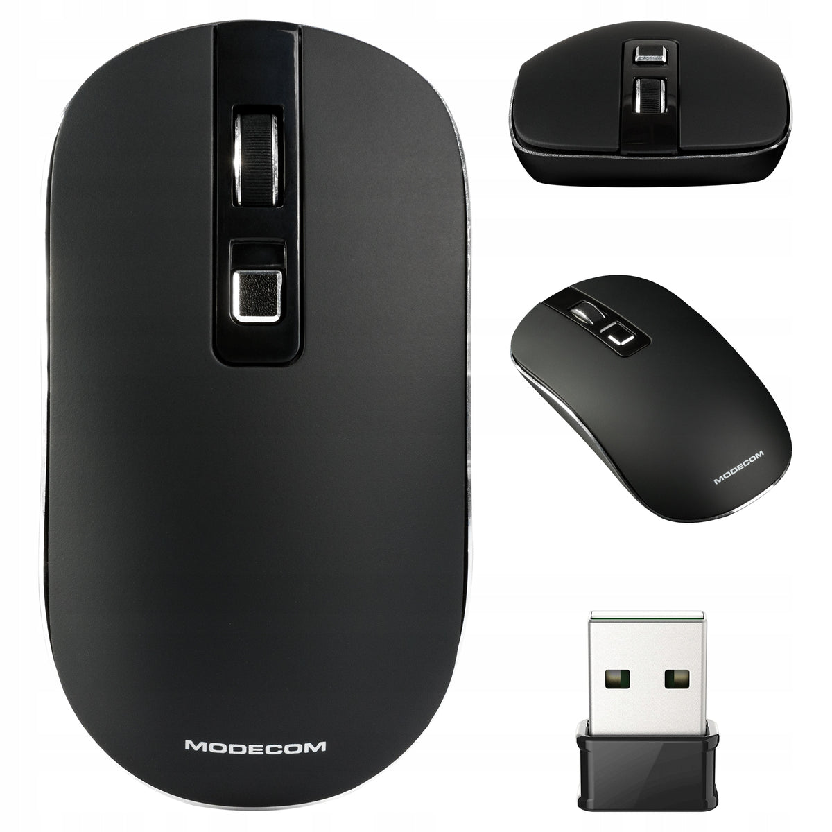 Wireless mouse MODECOM WM101 black optical long range ultra low