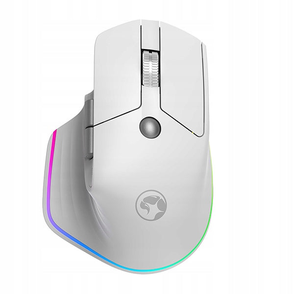 Wireless mouse Marvo G803 white optical 4000DPI Bluetooth + 2.4GHz