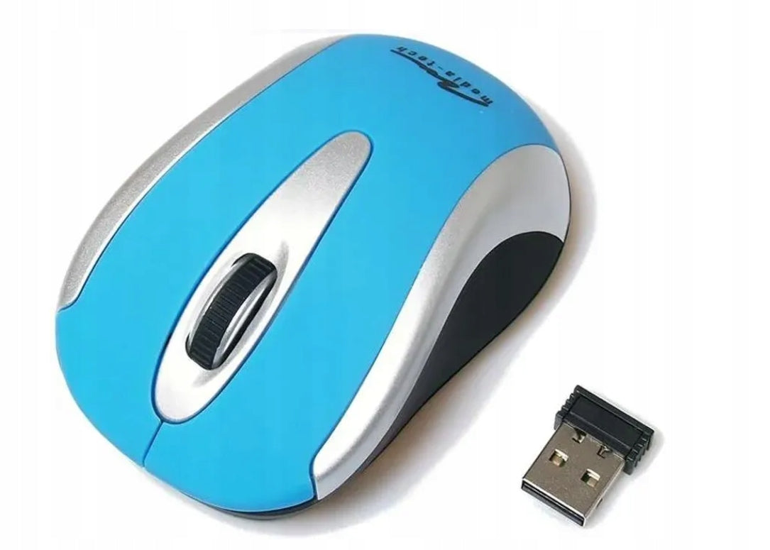 Wireless mouse Media-tech MT1098 optical sensor blue