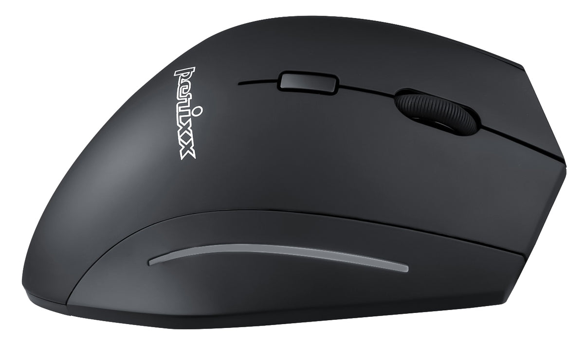 Wireless mouse Perixx PERIMICE-608 optical vertical black