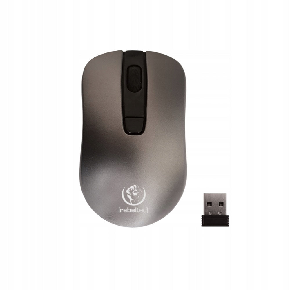 Wireless mouse Rebeltec STAR Silver optical 800-1600DPI silver