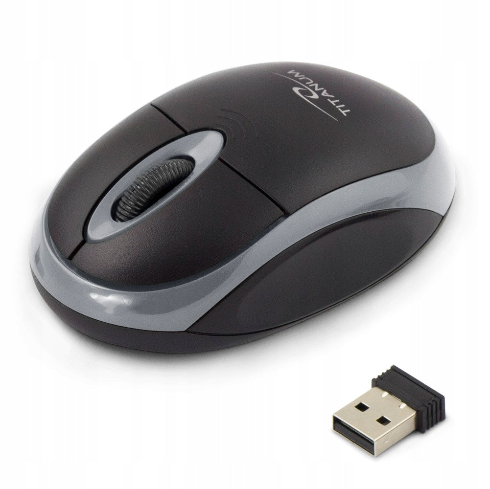 Wireless mouse Titanum 3D Vulture optical 2.4 GHz black-grey Packaging status original