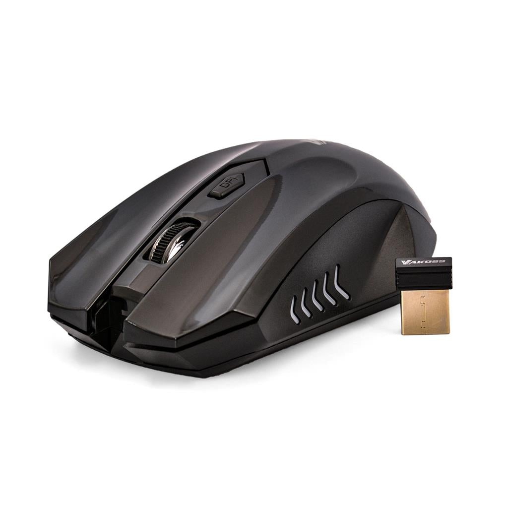 Wireless mouse Vakoss black optical sensor Manufacturer code TM-658UK