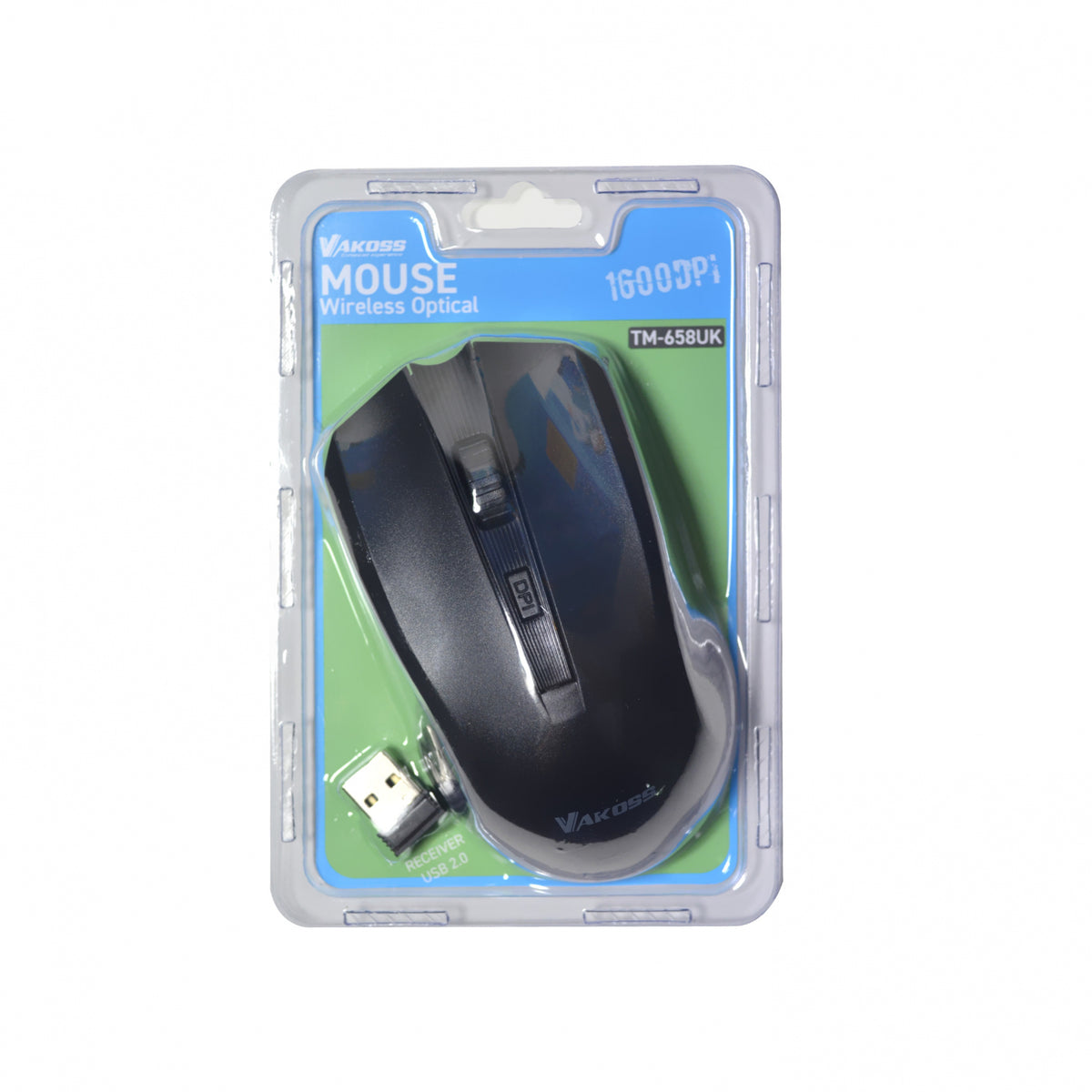 Wireless mouse Vakoss black optical sensor Packaging status original