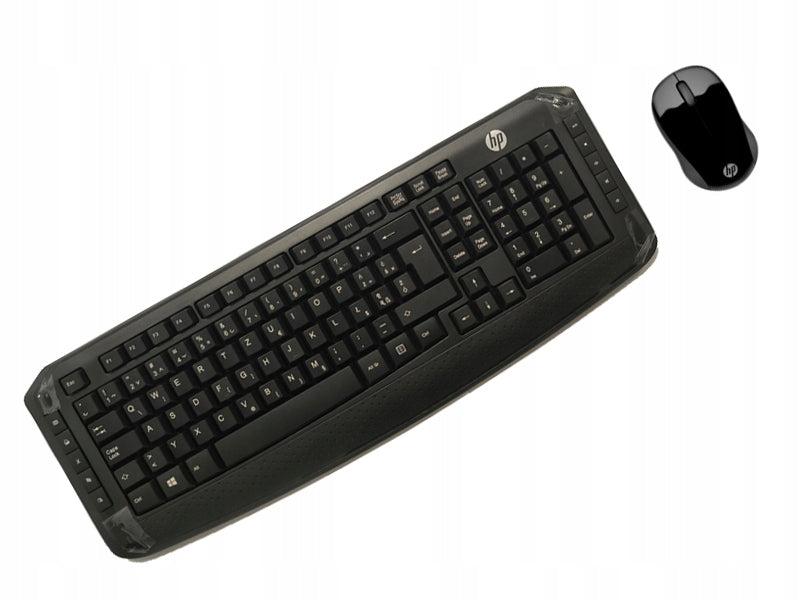 Wireless mouse keyboard set HP 300 Polish KEY LAYOUT 3ML04AA Keyboard type membrane