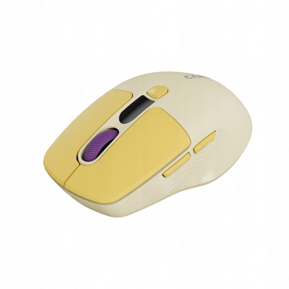 Wireless mouse quiet two LCD modes Canyon MW-26 yellow Packaging status original