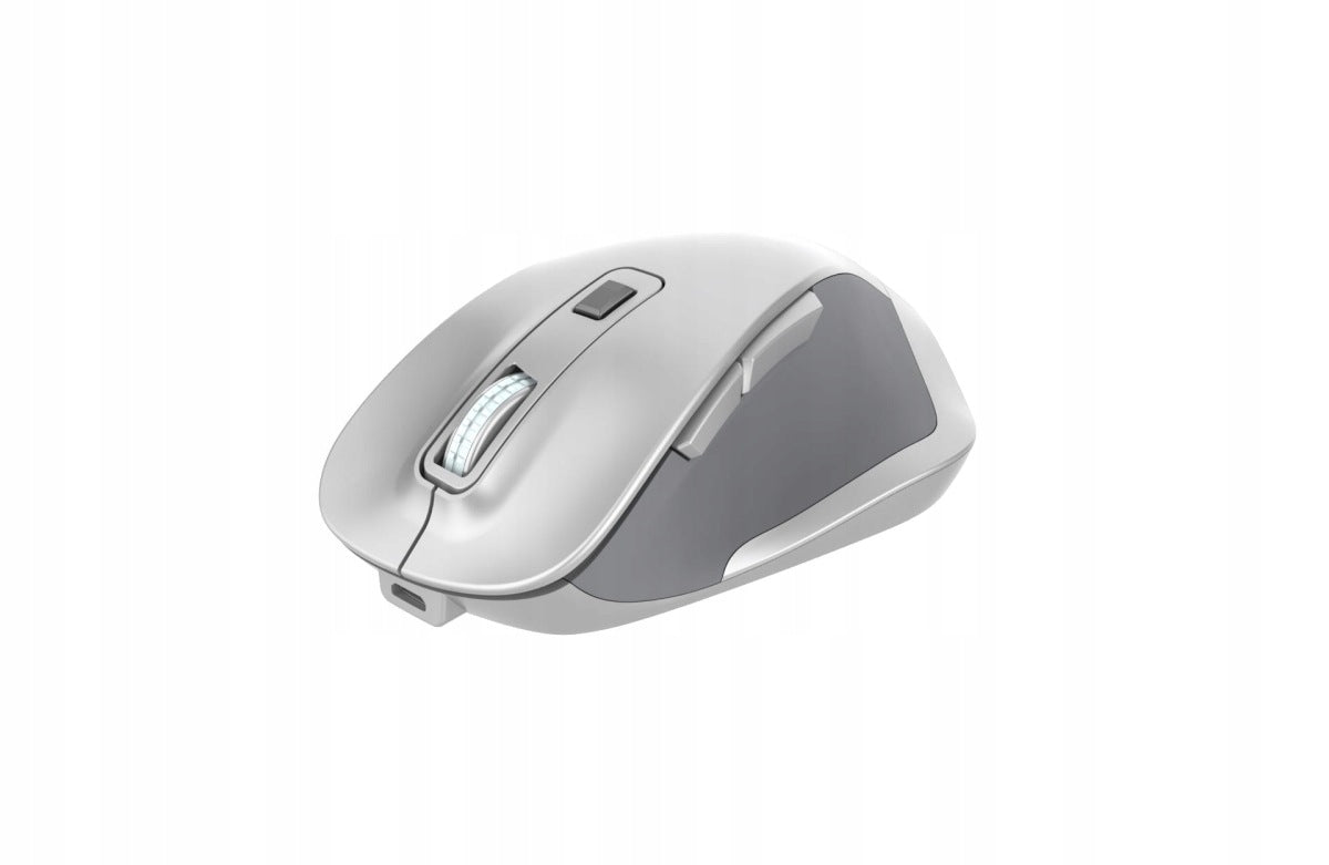 Wireless mouse with 400mAh battery - white