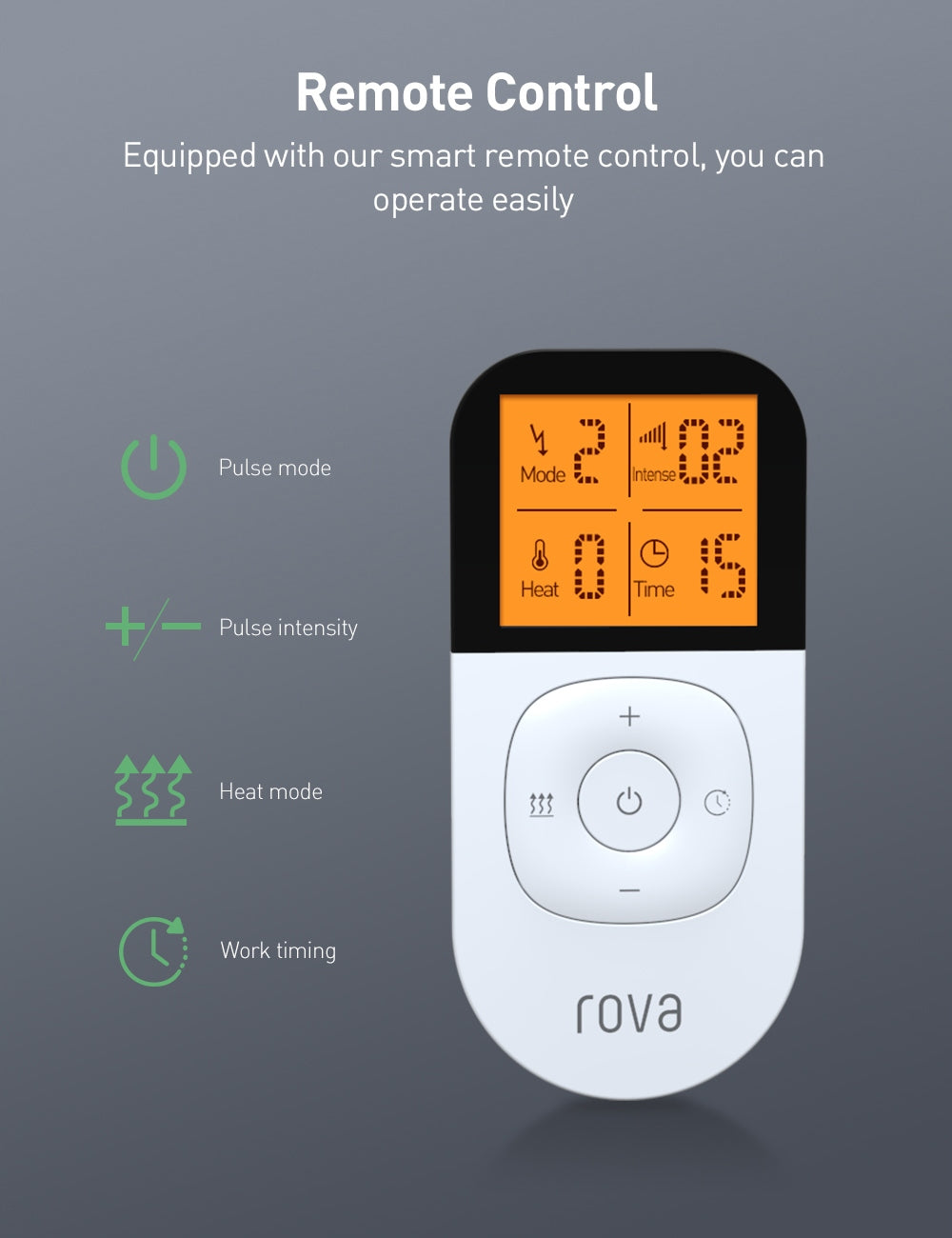 Wireless neck massager rova RNM10 Manufacturer code RNM1001