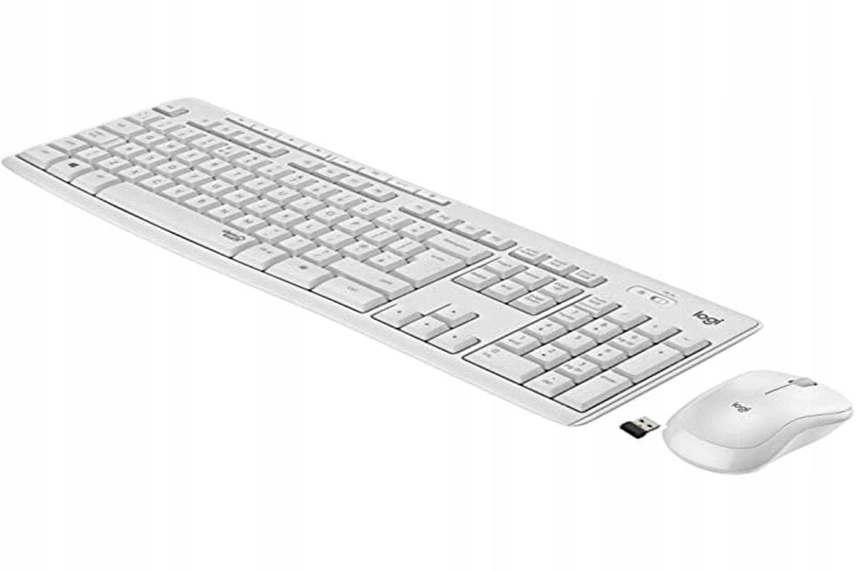Wireless set Logitech MK295 quiet working comfort Spanish QWERTY