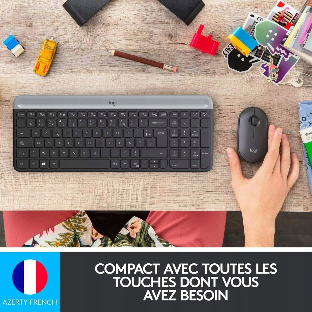 Wireless set Logitech MK470 AZERTY Manufacturer code 920-009190