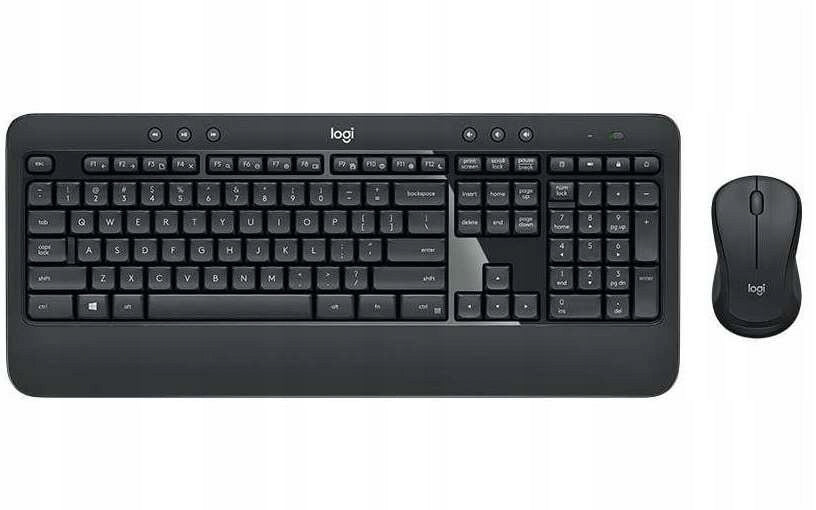 Wireless set Logitech MK540, keyboard+mouse, black