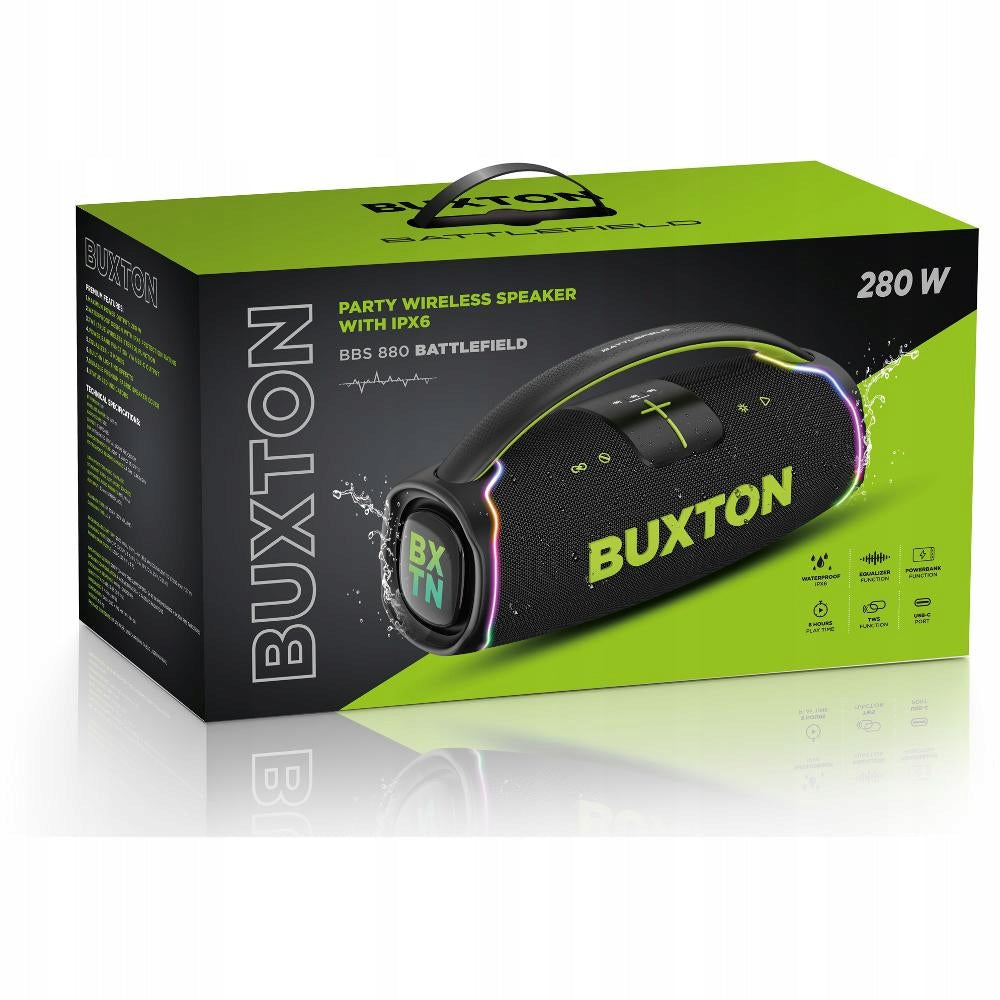 Wireless speaker BT BUXTON BBS 880 280W Waterproof IPX6 Powerbank Packaging status original