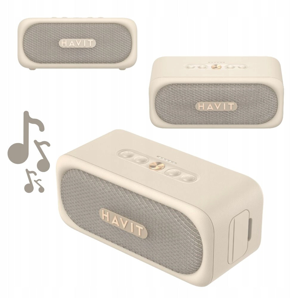 Wireless speaker Havit SK905BT (beige)