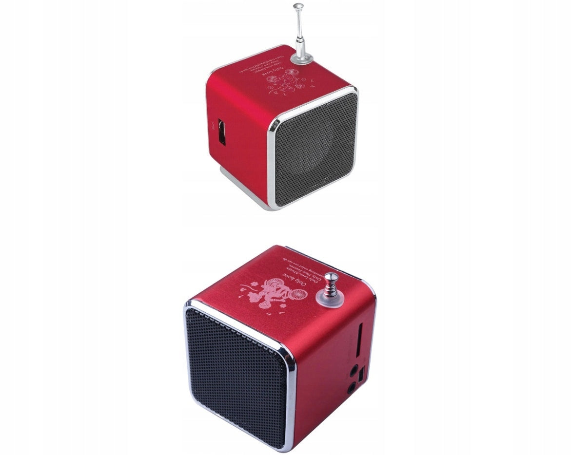 Wireless speaker portable mini radio fm LED bluetooth mobile microsd