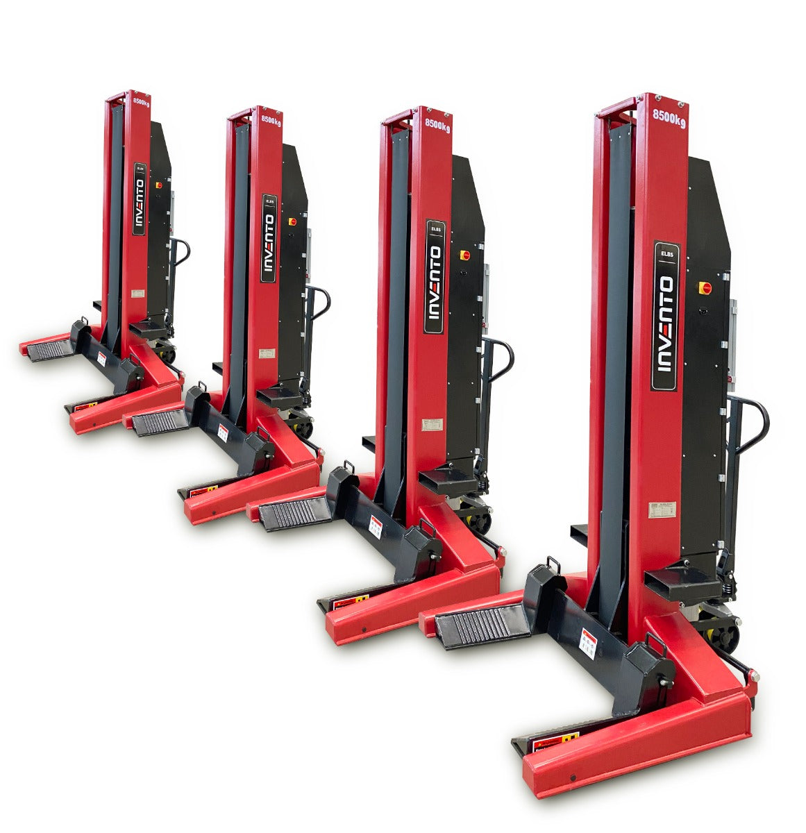 Wireless workshop adjustable columns 8,5T 4 columns INVENTO EL 85