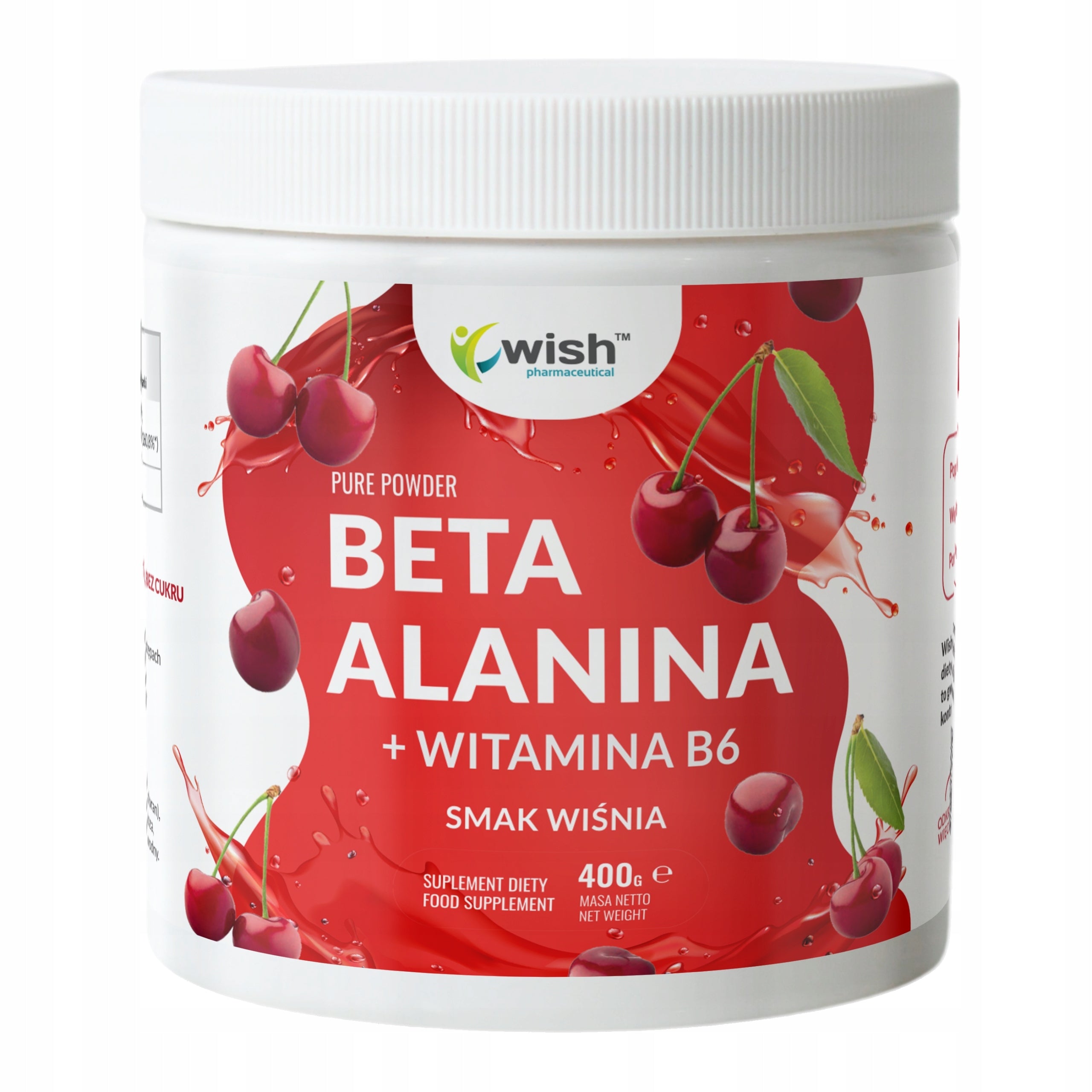 Wish BETA ALANINE + VITAMIN B6 CHERRY MUSCLE ENDURANCE SHORT DATE