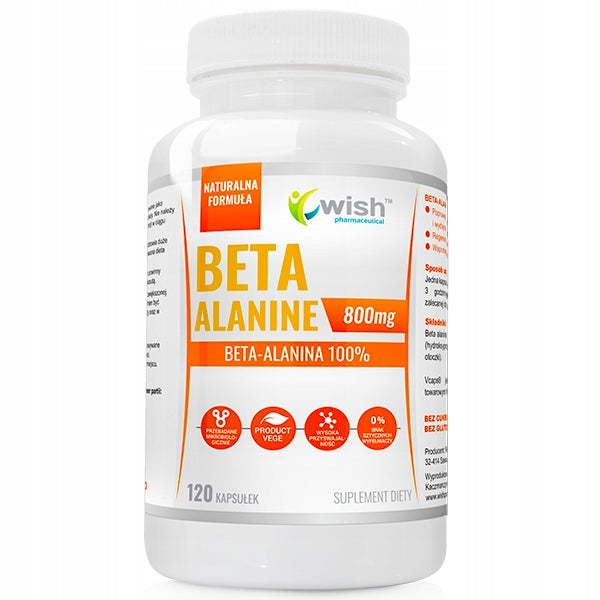 Wish Pharmaceutical beta-alanine 800mg Capsule pre-workout supplement