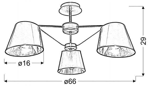 Candellux-Lampe Cortez 3 