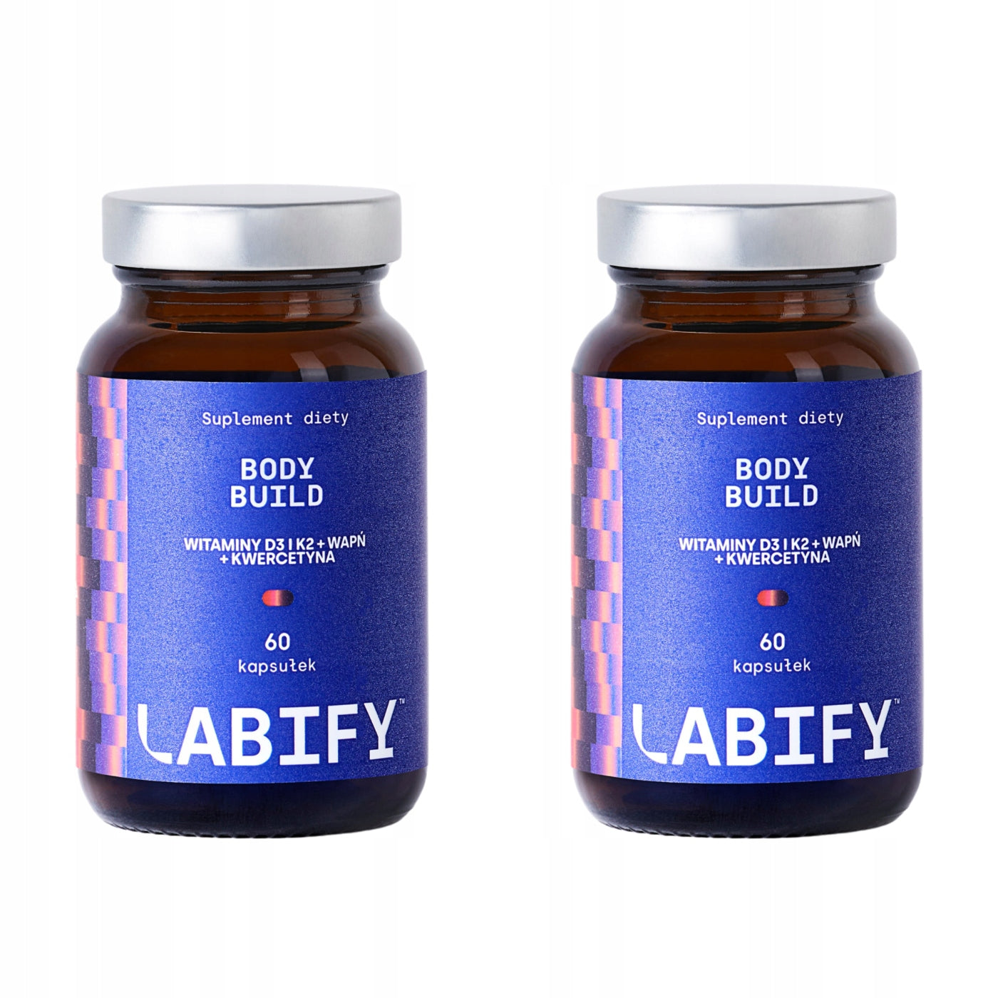 Wit. D3 + K2 MK7 Labify Body Build bone regeneration resistance 2x60 kaps