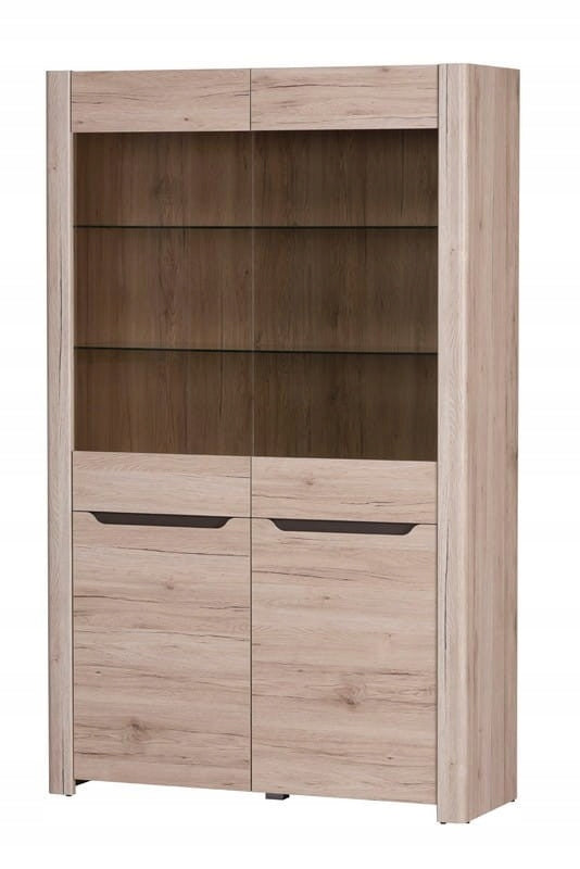 Vitrine Desjo 02, braun 