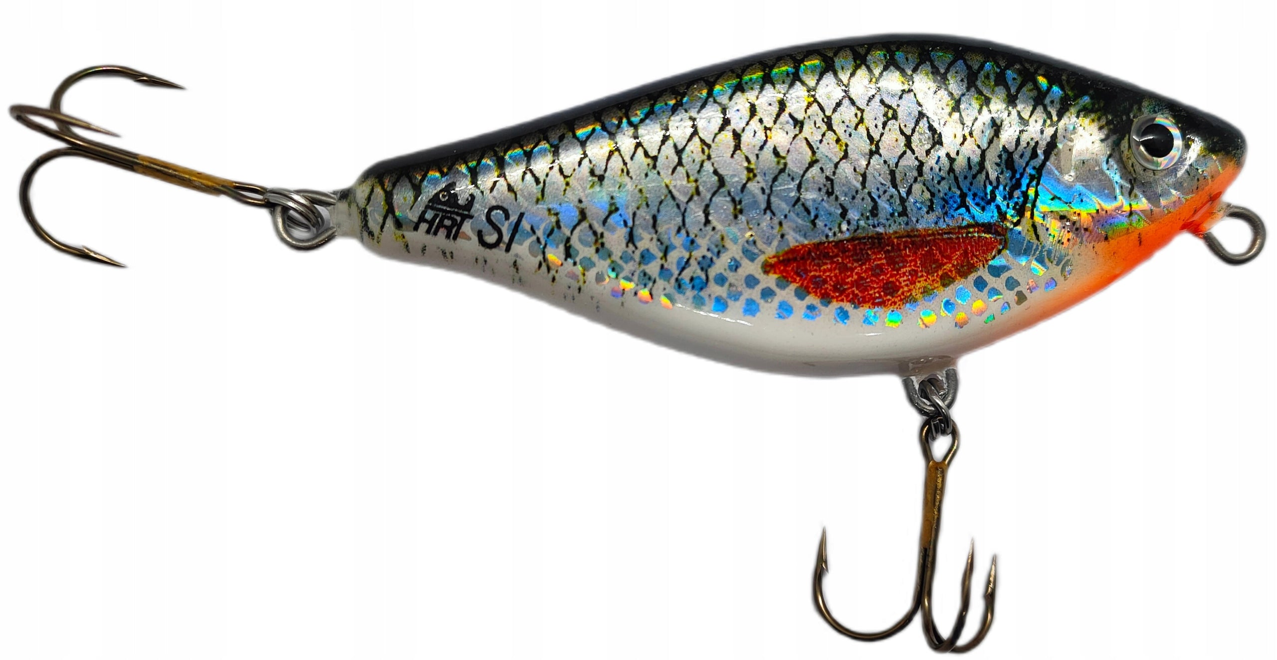 Wobbler MISTRALL  sinking 12cm 70g SLIDER 471 lure pike holo