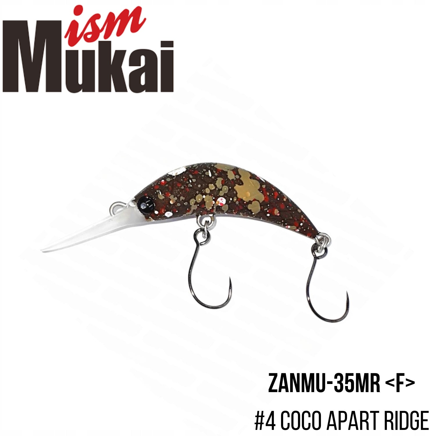 Wobbler Mukai ZANMU-35MR F #4 Coco Apart Ridge (35mm; 2g)