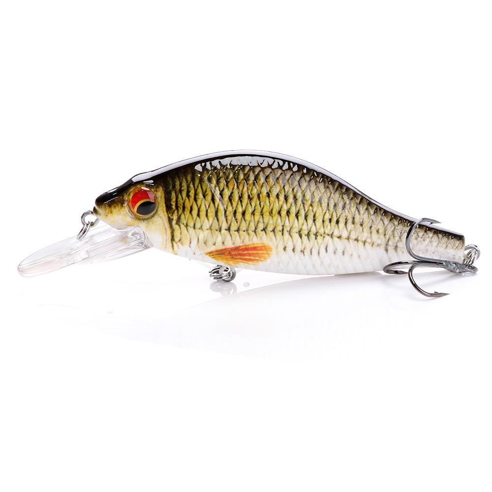 Wobbler Rattle Crankbait - 7cm 11g - silvery carp - pike perch