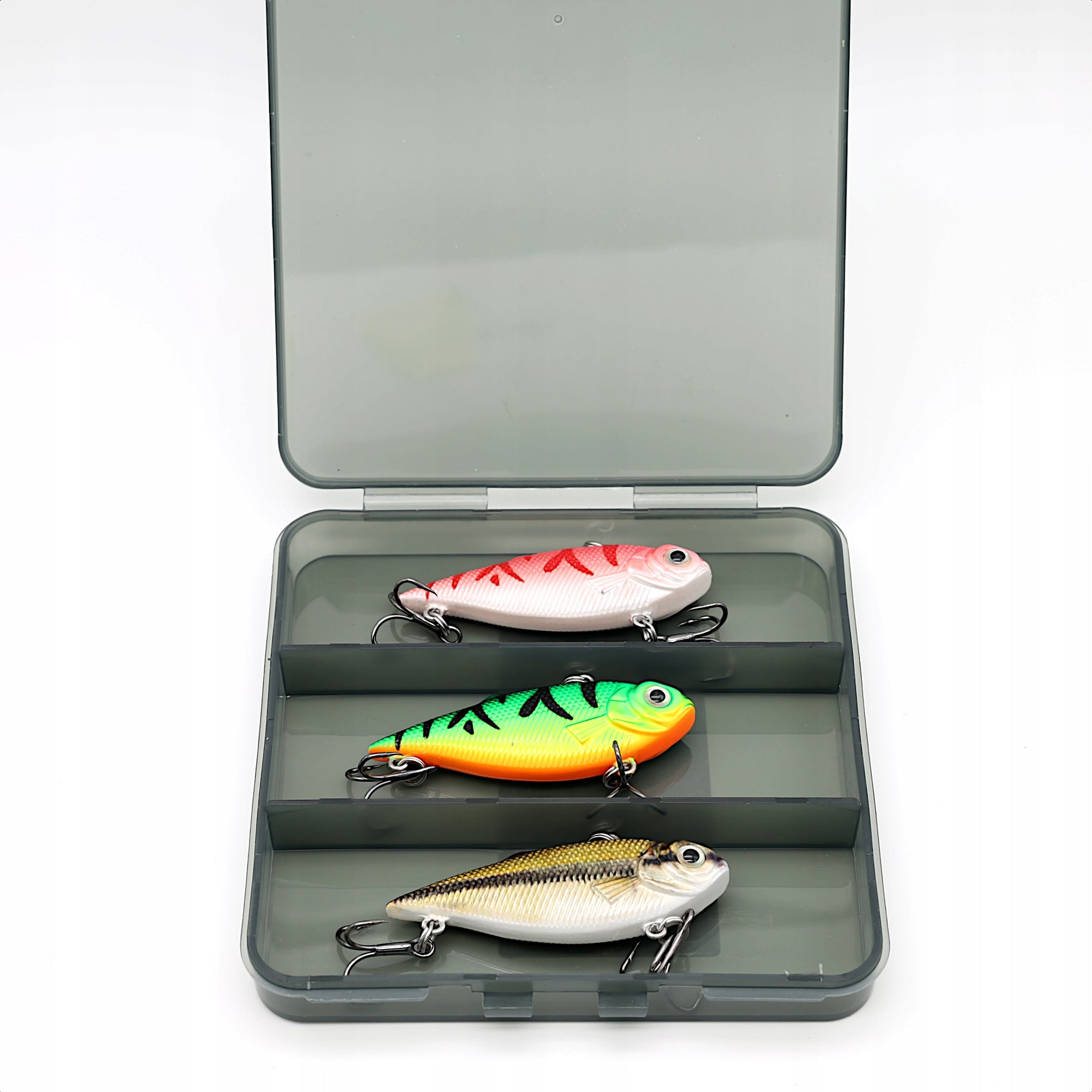 Wobbler for Trout Perch Bolenia 7cm + Spinners 5cm Lures Set VIB 6pcs Packaging status original