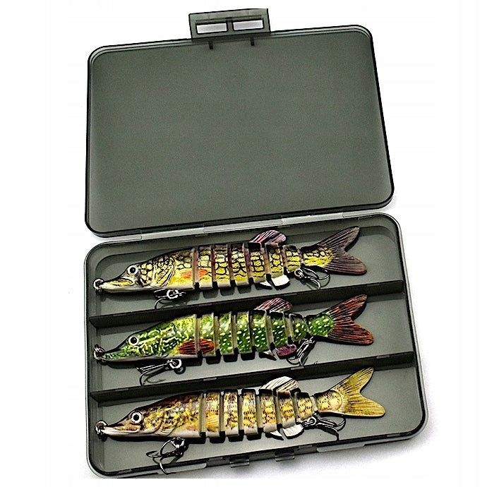 Wobblers for Pike ETUSO 12.5cm 17g 3pcs Wobbler  Spinning Lures
