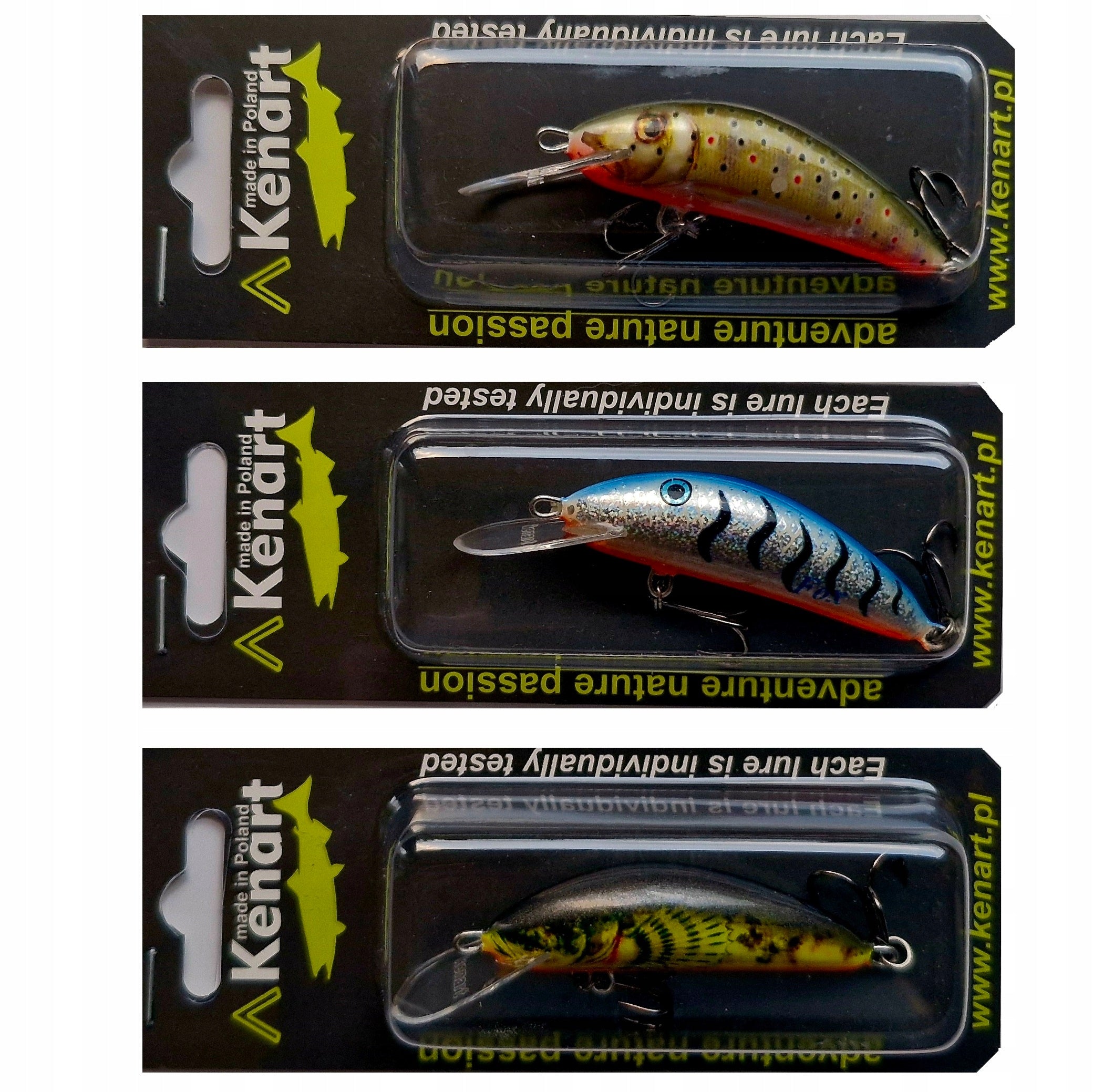 Wobblers for Salmon Troć Kenart Fox 7,5 cm Set of 3