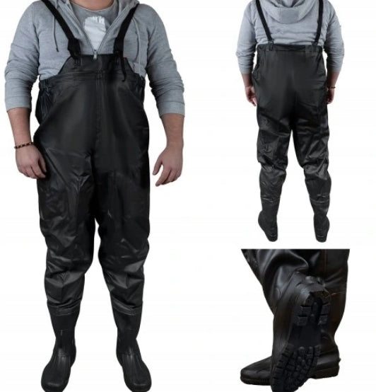 Wodery Bottoms Fishing Pants NEOPRENE Rubber Boots Fishing 44 SHOES