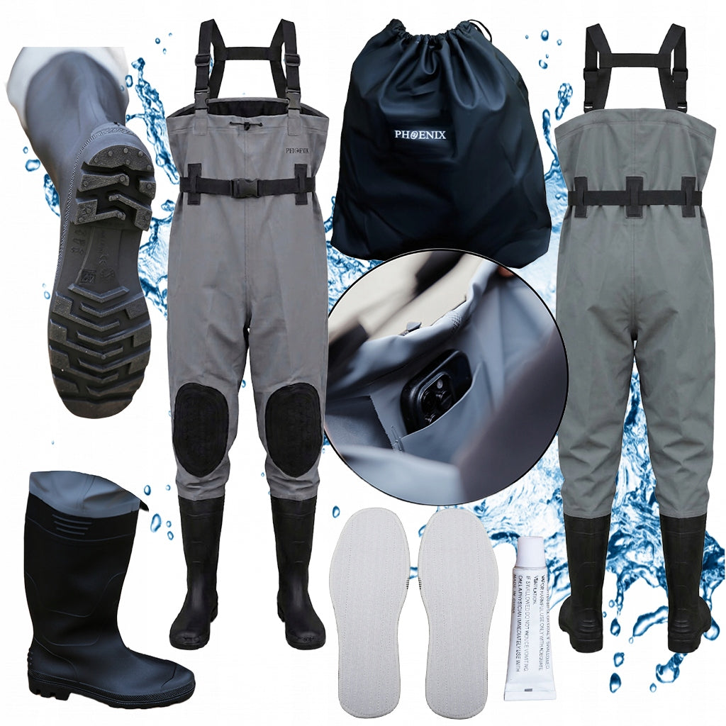 Wodery Fishing Bottoms Reinforced on Knee Braces PRO65 - size 42