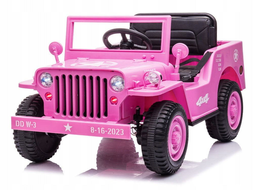 Militär-Elektroauto Willys, grün 