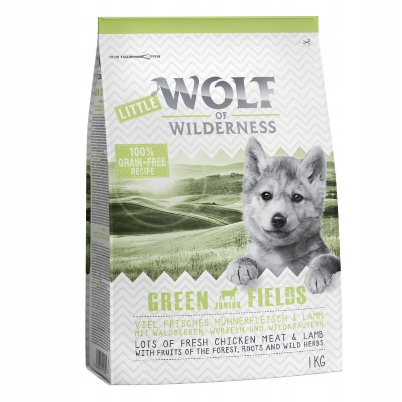 Wolf of Wilderness 1kg JUNIOR Green Fields LAMB